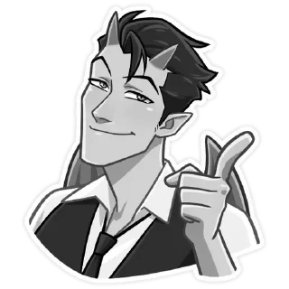 🔥 emoji Дьявол @kungrl @stickers_vk Telegram sticker 16 of 48