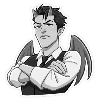 🔥 emoji Дьявол @kungrl @stickers_vk Telegram sticker 7 of 48