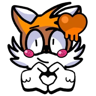 🥰 emoji Tails and family @tails_love Telegram sticker 8 of 29