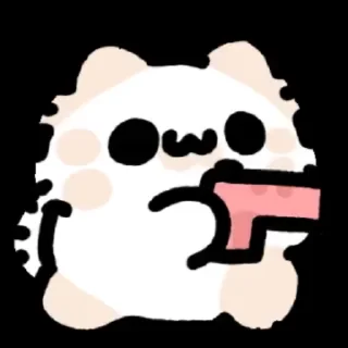 🌟 emoji silly cat Telegram sticker 14 of 19