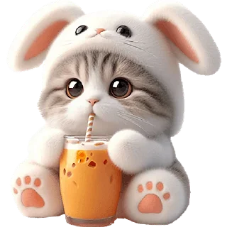 🍺 emoji Мяу-кролик @Nyasticks Telegram sticker 19 of 42