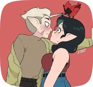 💌 emoji 🎭𝙷𝚞𝚗𝚝𝚎𝚛/𝚠𝚒𝚕𝚕𝚘𝚠🌿 Telegram sticker 8 of 32
