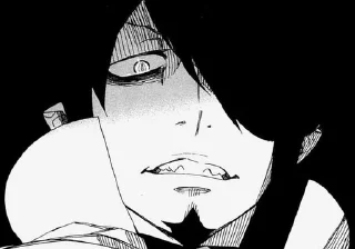 😤 emoji blue exorcist Telegram sticker 17 of 57
