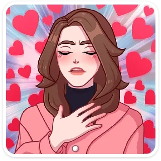 ❤ emoji Элис от @TgSticker Telegram sticker 3 of 49