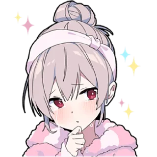 🤔 emoji Ями-тян @nyasticks Telegram sticker 21 of 41