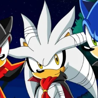 😁 emoji Silver the hedgehog by @sonic_the_hednehog Telegram sticker 1 of 77