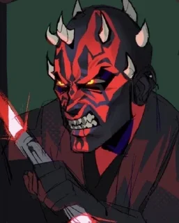 🤬 emoji Дарт Мол Telegram sticker 1 of 52