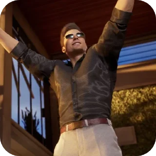 ⏏ emoji Johnny Cage • @Earth928B Telegram sticker 10 of 40