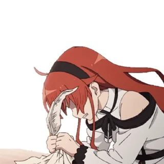 😡 emoji Eris Greyrat      || @three_hundred_bucksss Telegram sticker 12 of 42
