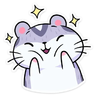 Sticker from Мох хомячок