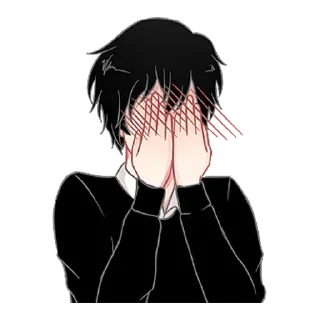 😢 emoji Плохой кун @nyasticks Telegram sticker 9 of 39
