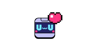 😍 emoji 8-bit |animation pin Telegram sticker 3 of 8