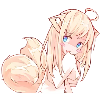 ☺️ emoji Некомия 4 @Nyasticks Telegram sticker 14 of 33