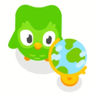 🔭 emoji Duolingo Telegram sticker 6 of 120