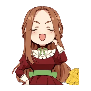 😏 emoji Melissa Telegram sticker 8 of 31