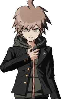 Sticker from Makoto Naegi from @cheblinn