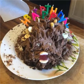 🦔 emoji Hedgehog Cakes Telegram sticker 9 of 47