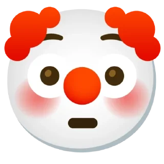 😳 emoji Clown Stuff Telegram sticker 8 of 26