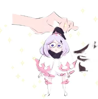 🥳 emoji Киці Ґеншин Аску Telegram sticker 23 of 25