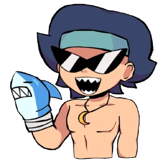👋 emoji 🦈 Telegram sticker 6 of 7