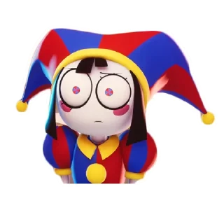 🤔 emoji POMNI Telegram sticker 24 of 67