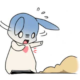 Sticker from Милый кролик @nyasticks