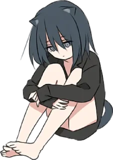 ❤️ emoji @anime_stickerr Неко Telegram sticker 10 of 25