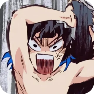 😵‍💫 emoji Inosuke Hashibira ➩ @Earth928B Telegram sticker 15 of 45