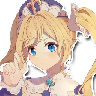 😕 emoji Genshin Telegram sticker 9 of 35