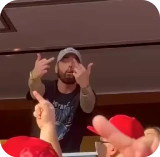 🖕 emoji EMINEM Telegram sticker 20 of 120