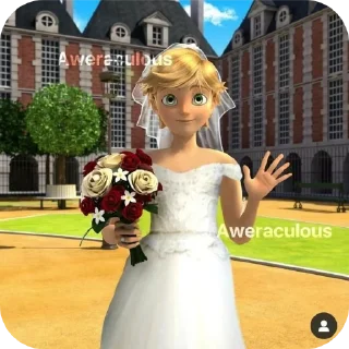 👰‍♀ emoji Miraculous Telegram sticker 19 of 51