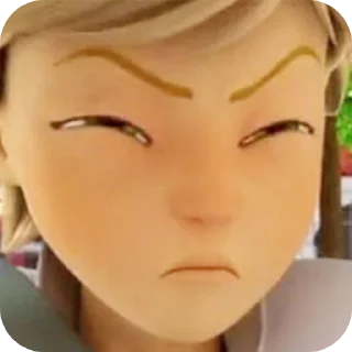 😑 emoji Miraculous Telegram sticker 9 of 51