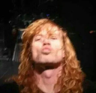 🧡 emoji Dave Mustaine Telegram sticker 10 of 84