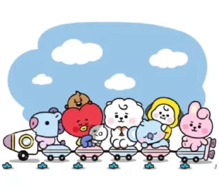 🚉 emoji BT21 Telegram sticker 20 of 50