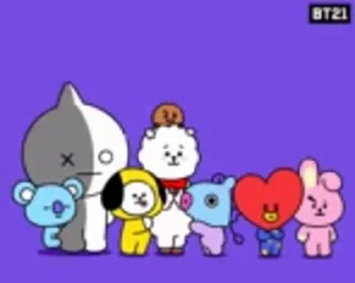 😫 emoji BT21 Telegram sticker 18 of 50