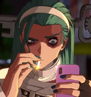 🚬 emoji Guilty Gear Telegram sticker 5 of 106