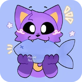 🐱 emoji 𝙲𝚊𝚝 𝚗𝚊𝚙💗 :: @Starlite_Cyn Telegram sticker 10 of 65