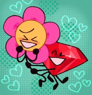 Sticker from Фловер и рубин бфб
