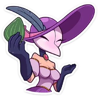 🥳 emoji Леди Пандемика (@TgSticker) Telegram sticker 19 of 48