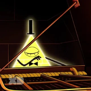 🎹 emoji bill cipher by @mystery_shack_ua Telegram sticker 1 of 71