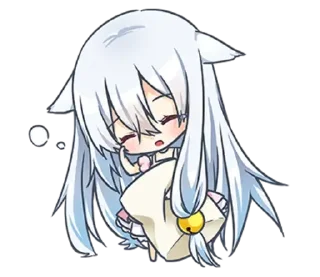 😪 emoji y⟡riᥒ ᥴ⟡ᴛ | ➩ @wexsavi !¡ 👀 Telegram sticker 3 of 32