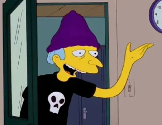 🤚 emoji The Simpsons (@dailystkrbot) Telegram sticker 7 of 50