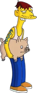 🐷 emoji The Simpsons (@dailystkrbot) Telegram sticker 21 of 50