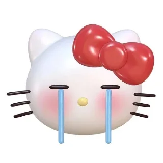 ☹️ emoji ХЕЛЛОУ КИТТИ 😽💞 Telegram sticker 17 of 27