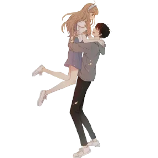 🤗 emoji Обнимашки~ @stikers_animeLove Telegram sticker 23 of 42