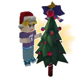 🌲 emoji Добрый Нубик Telegram sticker 8 of 27