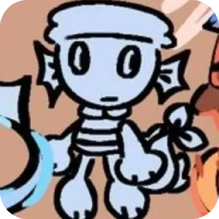 🐟 emoji ᯓ.°•⭑ 𝙁𝙞𝙣𝙣 by @Quesxcvm Telegram sticker 20 of 90