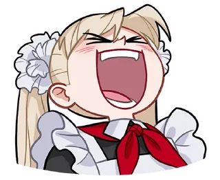 😂 emoji Анечка без текста @stickers_vk Telegram sticker 21 of 48
