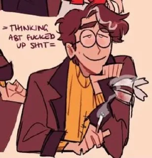 🤔 emoji I WANNA BE SAVEEEEED Telegram sticker 4 of 30