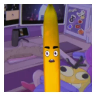 😨 emoji Бананы Telegram sticker 14 of 15